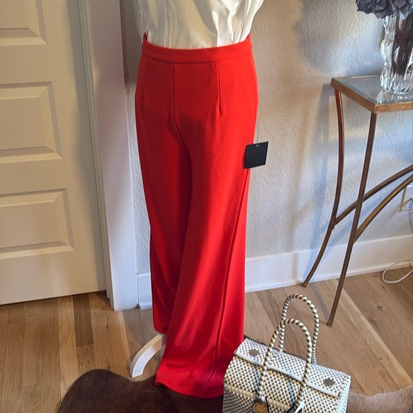 Lulus back zip trousers in red sz M - Picture 1 of 4